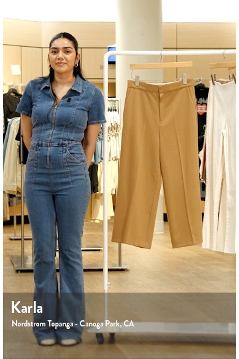 Hylan Wide Leg Crop Pants video