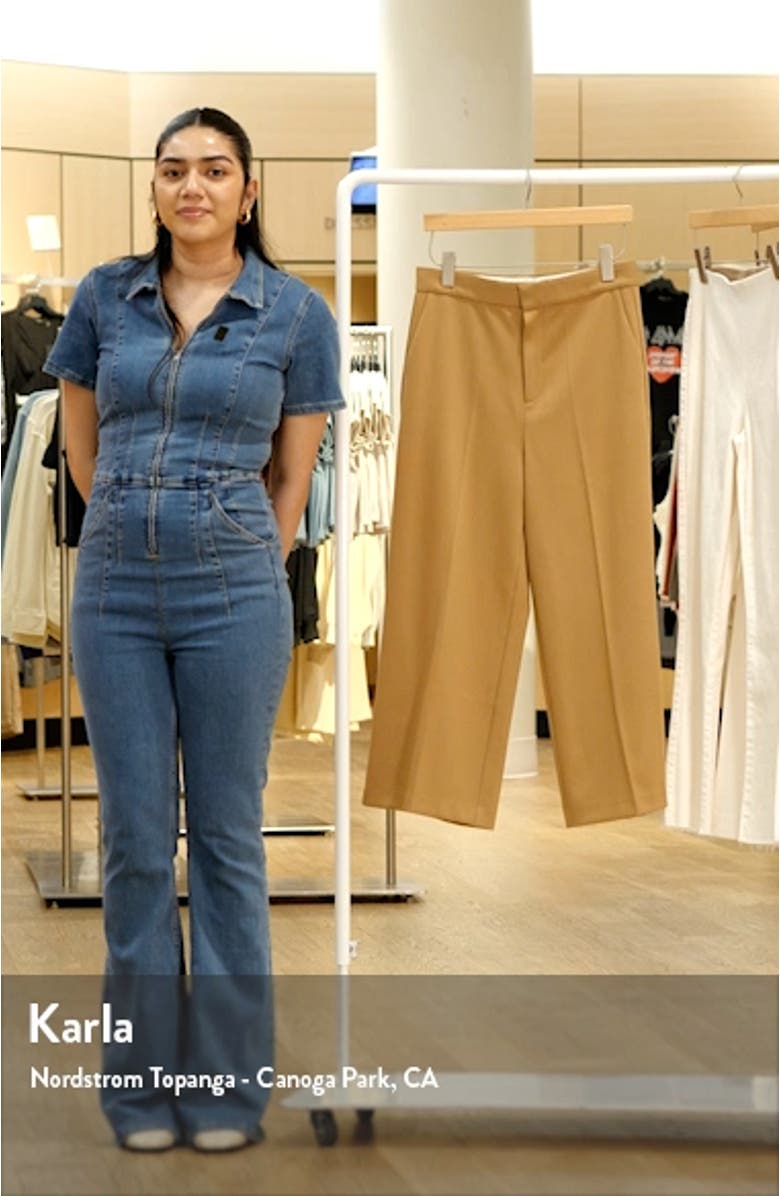 Hylan Wide Leg Crop Pants, sales video thumbnail
