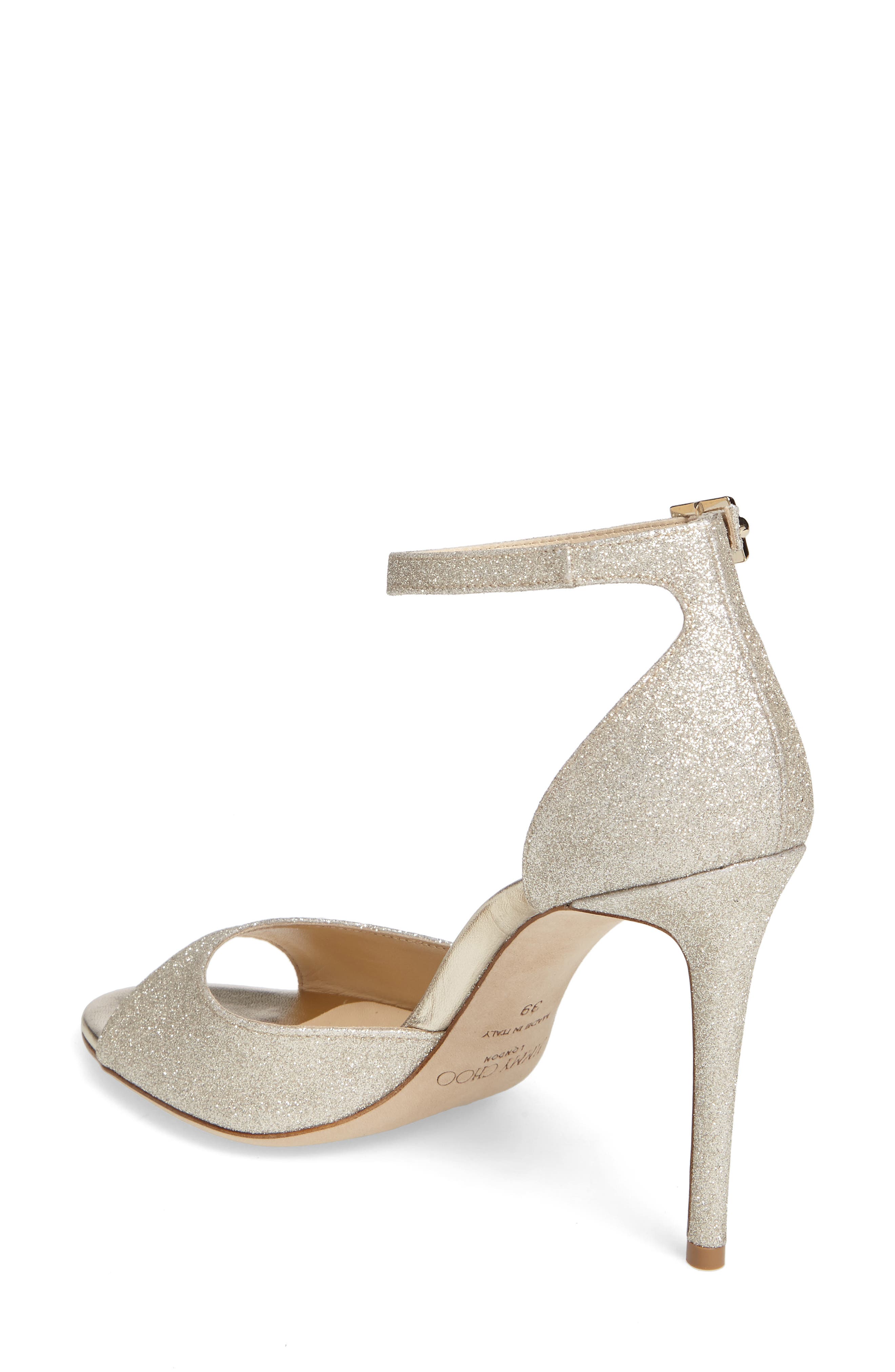 Jimmy Choo Annie 100 Ankle Strap Sandal, Alternate, color, 