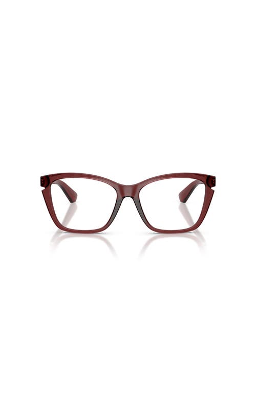Burberry 52mm Cat Eye Optical Glasses In Red
