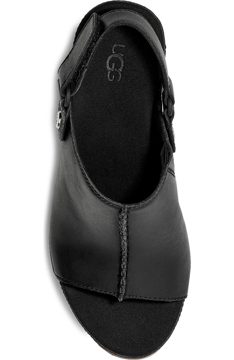 UGG<sup>®</sup> Abbot Wedge Slingback Sandal, Alternate, color,