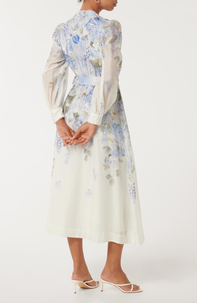 Ever New Peyton Belted Long Sleeve Button Front Maxi Dress | Nordstromrack