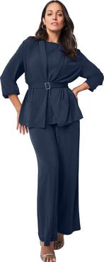 Jessica London Belted 4-Piece Wardrober