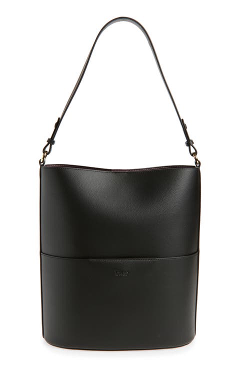 Tall Faux Leather Tote