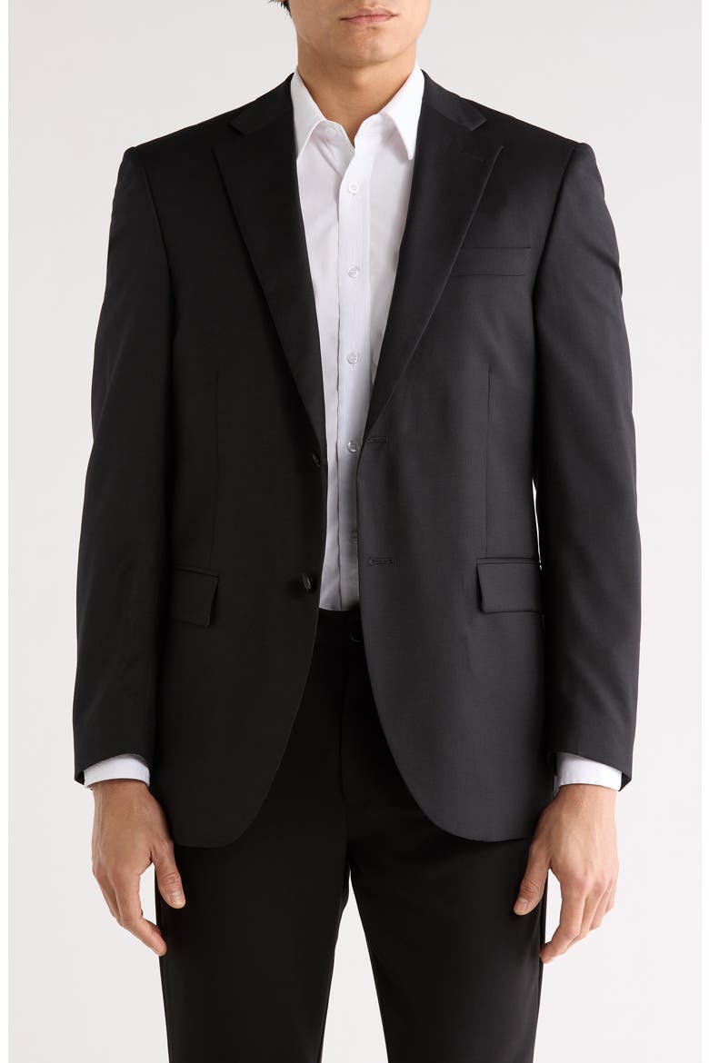 Flynn Classic Sport Coat, Main, color, BLACK