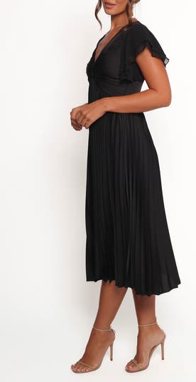 Nova Flutter Sleeve Midi Dress