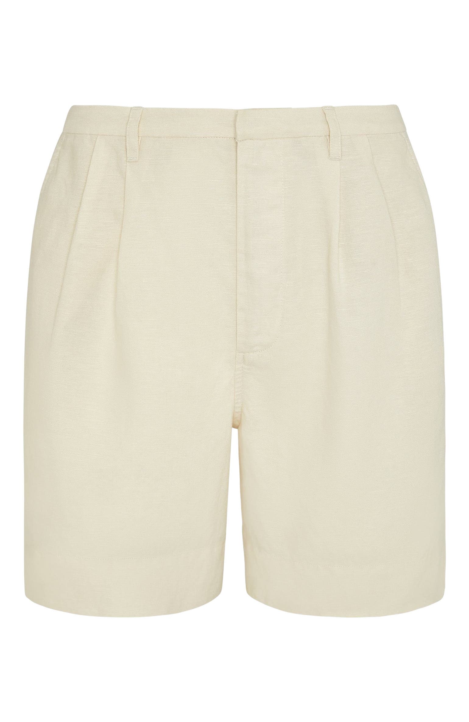 Air Linen Pleated Bermuda Short - image 2