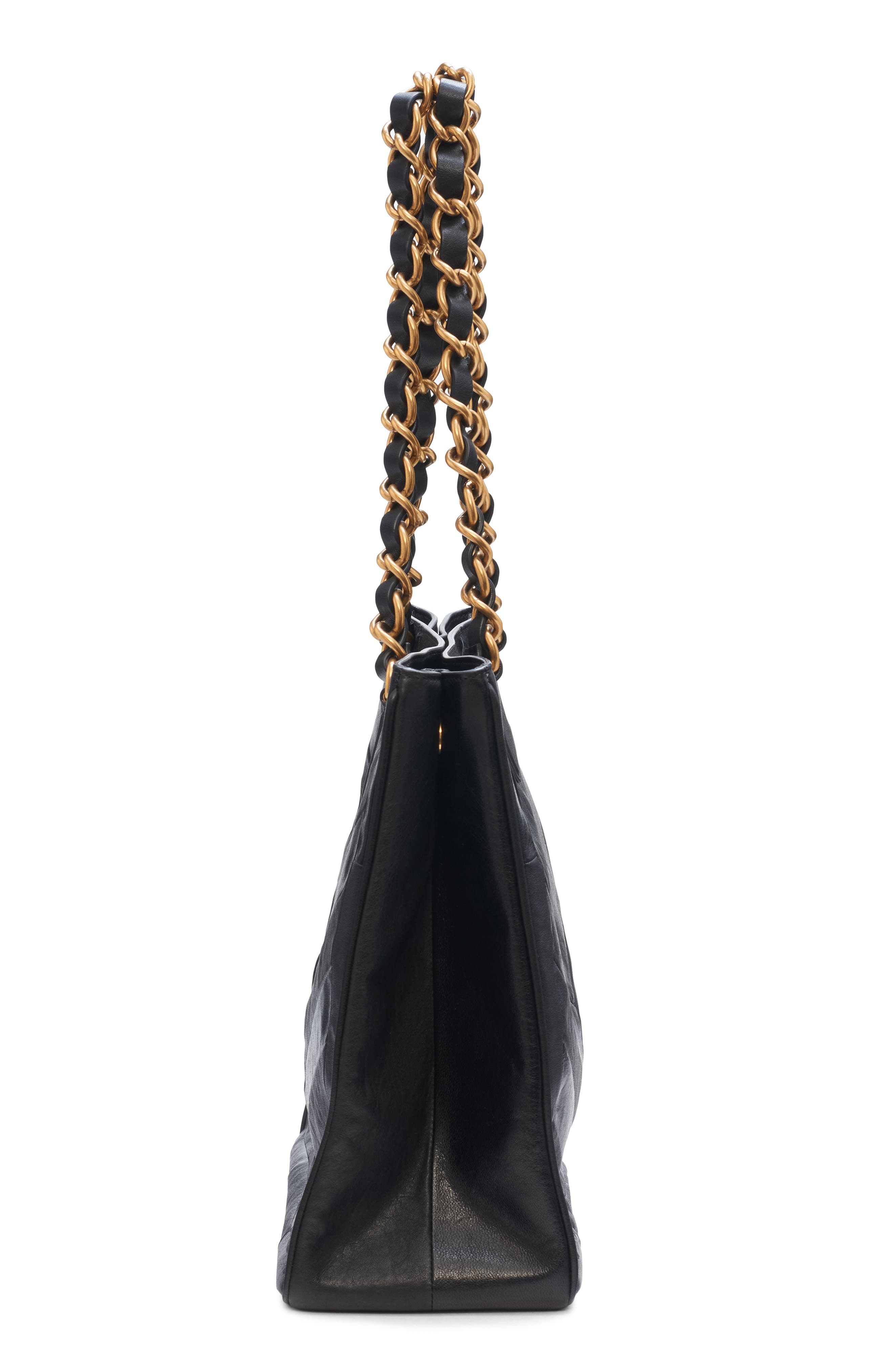 Valentino Garavani Kicky Mitered Patchwork Tote, Alternate, color, Black