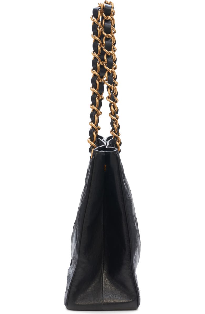 Valentino Garavani Kicky Mitered Patchwork Tote, Alternate, color, Black