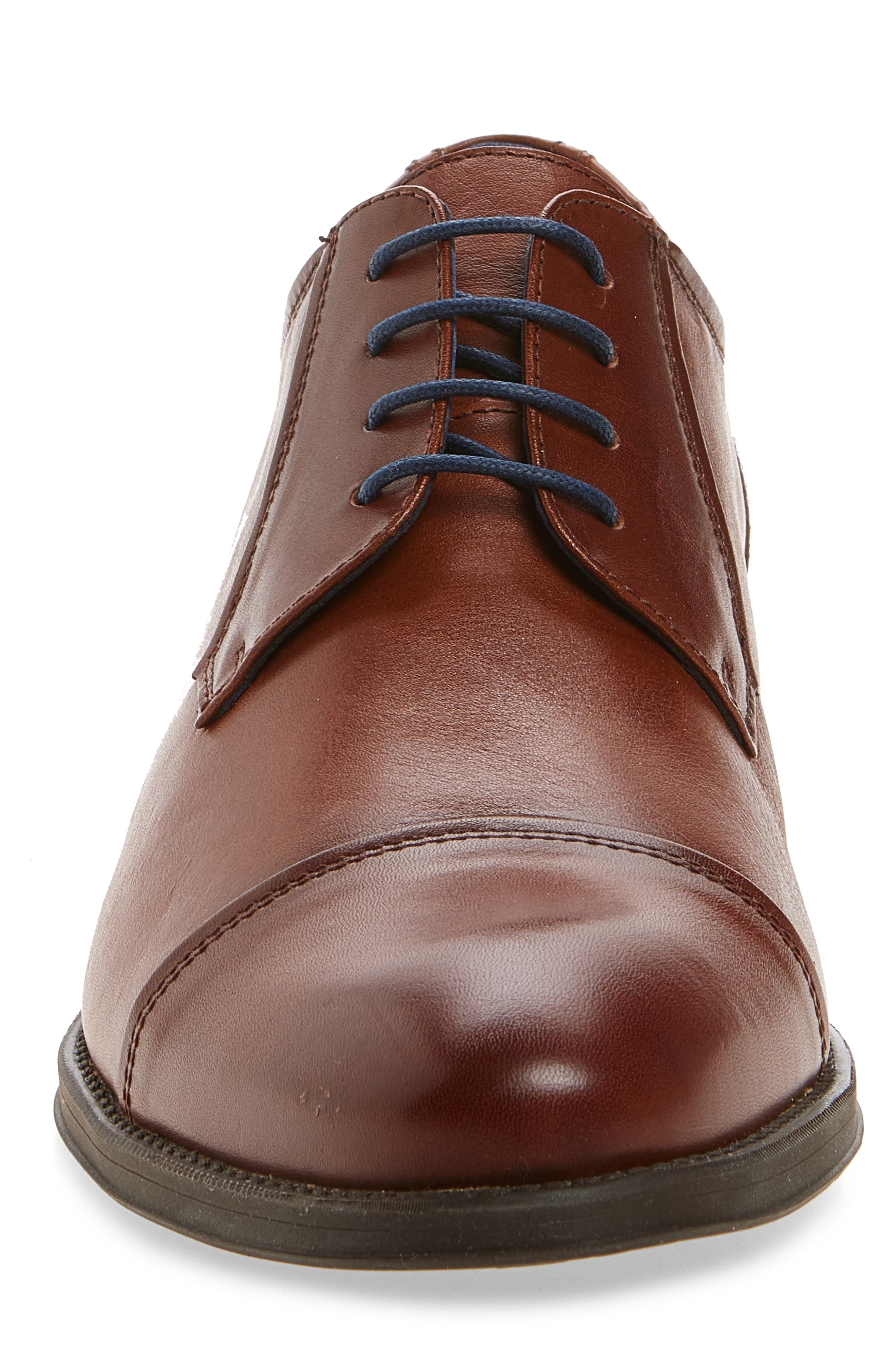 Heracles Cap Toe Derby, Alternate, color, BROWN