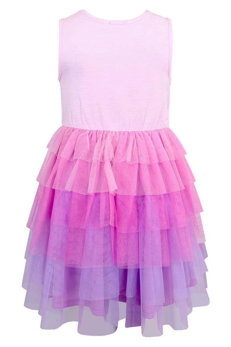 Kids' Sequin Unicorn Dress, Alternate, color, PINK/ LILAC