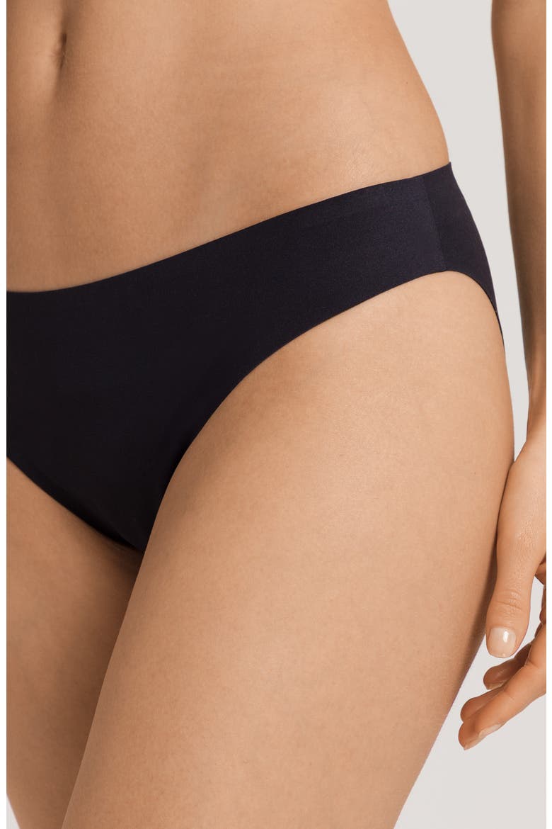 Invisible Touch High Cut Bikini, Alternate, color, BLACK