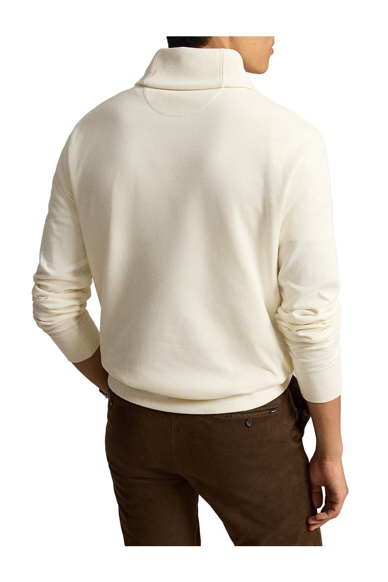 Luxury Jersey Shawl-Collar Pullover, Alternate, color, PALE CREAM