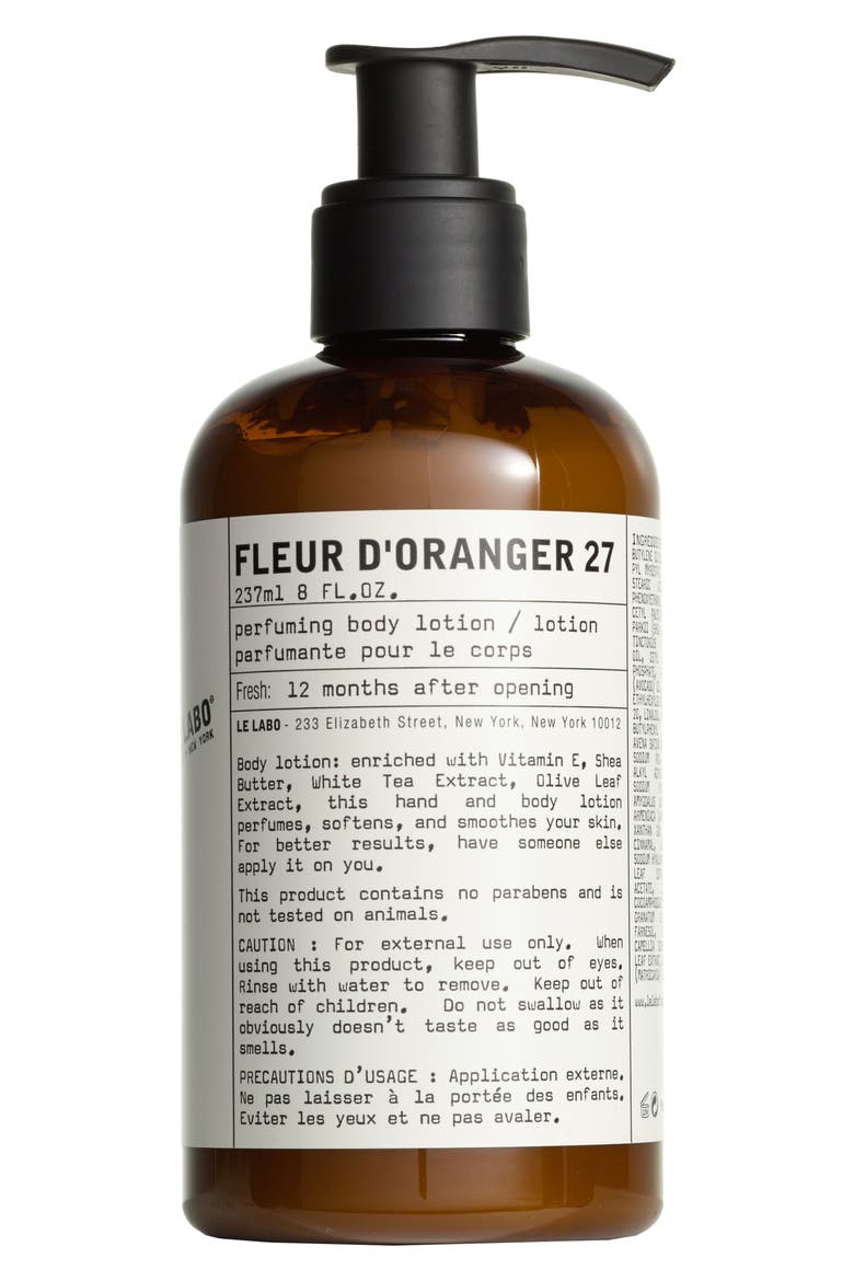 Fleur d'Oranger 27 Body Lotion, Alternate, color, NO COLOR