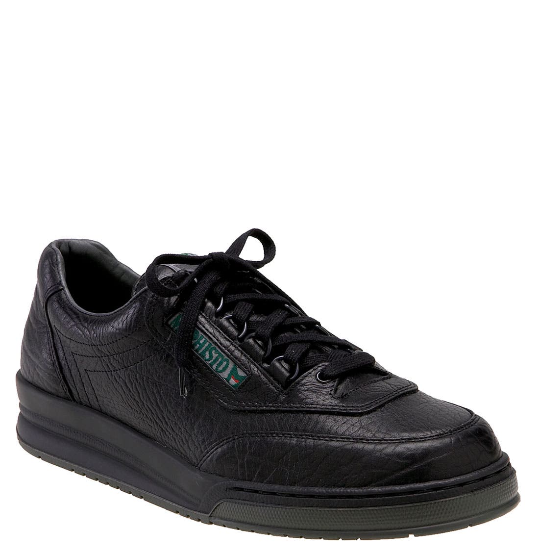 Mephisto Match Walking Shoe, Main, color, Black Grain