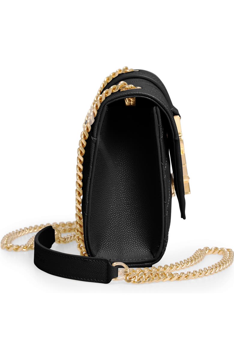 Saint Laurent Small Envelope Calfskin Leather Shoulder Bag, Alternate, color,