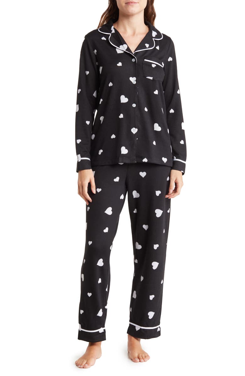 Kensie Hacci Printed Pajama Set, Main, color,