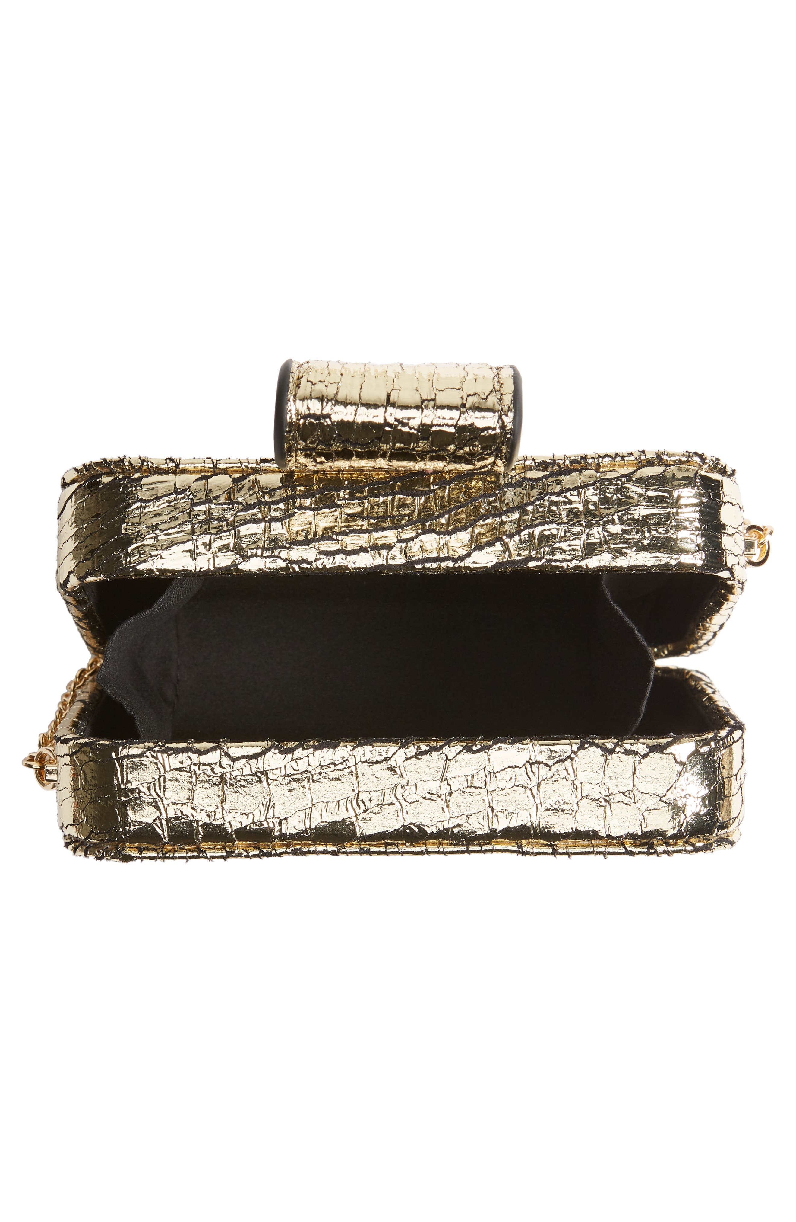 Crackle Crossbody Bag, Alternate, color, GOLD