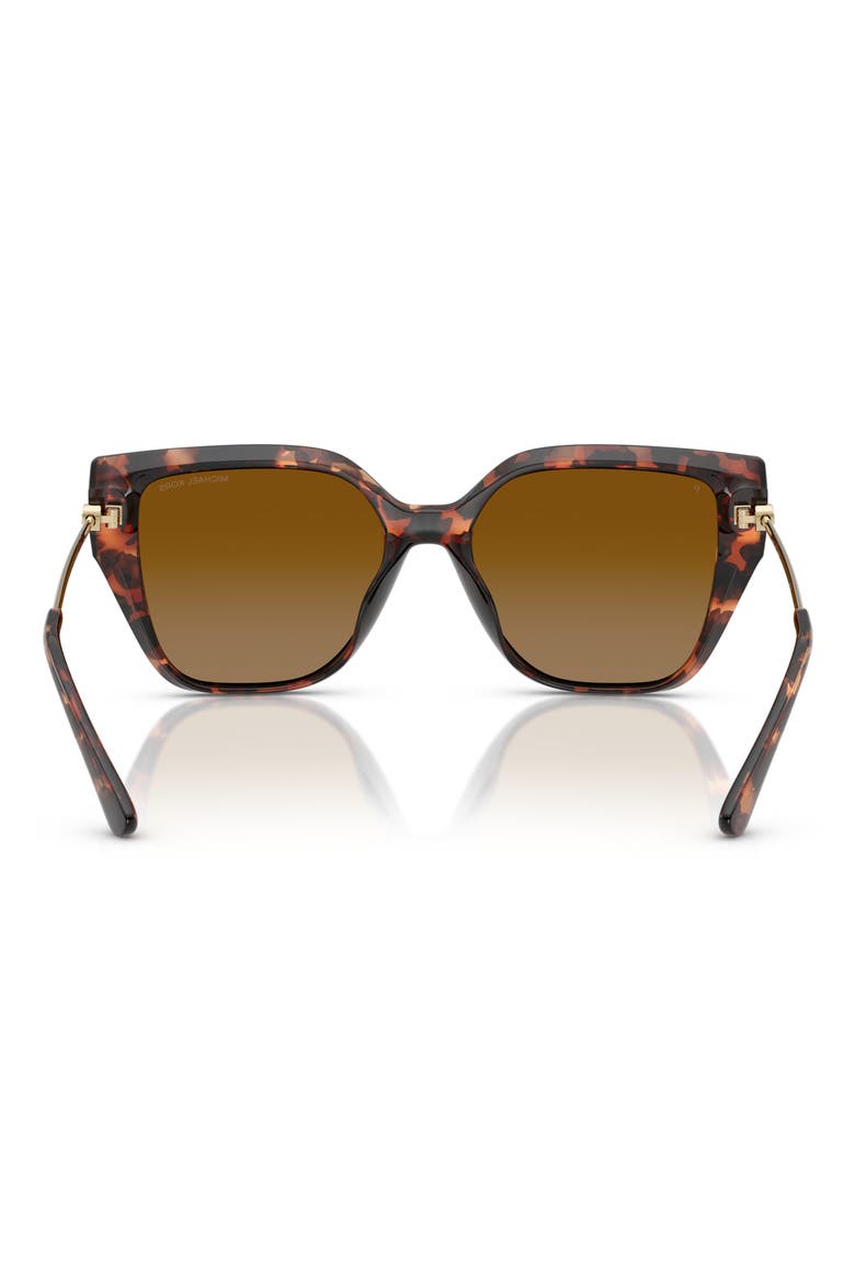St. Barth's 54mm Polarized Square Sunglasses, Alternate, color, LUGGAGE TORTOISE/ BROWN POLAR