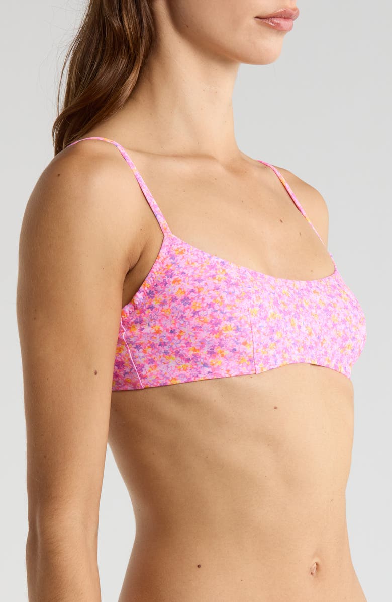 Kulani Kinis Hidden Underwire Crop Bikini Top, Alternate, color, Gelato Bloom