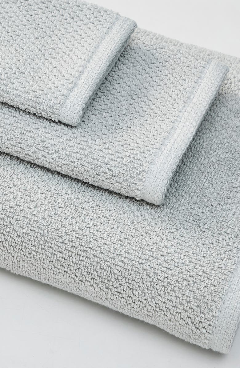 Woven & Weft 6-Piece Popcorn Textured Towel Set, Alternate, color, Light Grey