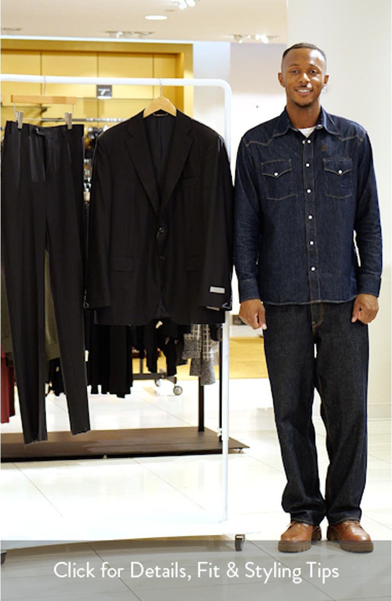 Siena Regular Fit Solid Super 180s Wool Suit, sales video thumbnail