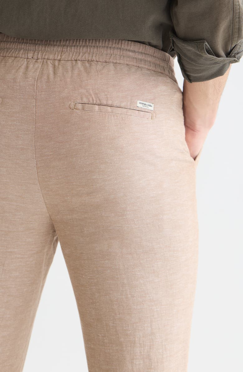 Scotch & Soda Warren Cotton & Linen Joggers, Alternate, color, Amphora
