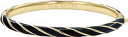 Ted Baker Trinity Twist Enamel Hinged Bangle