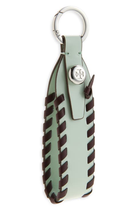 Woven Leather Key Fob