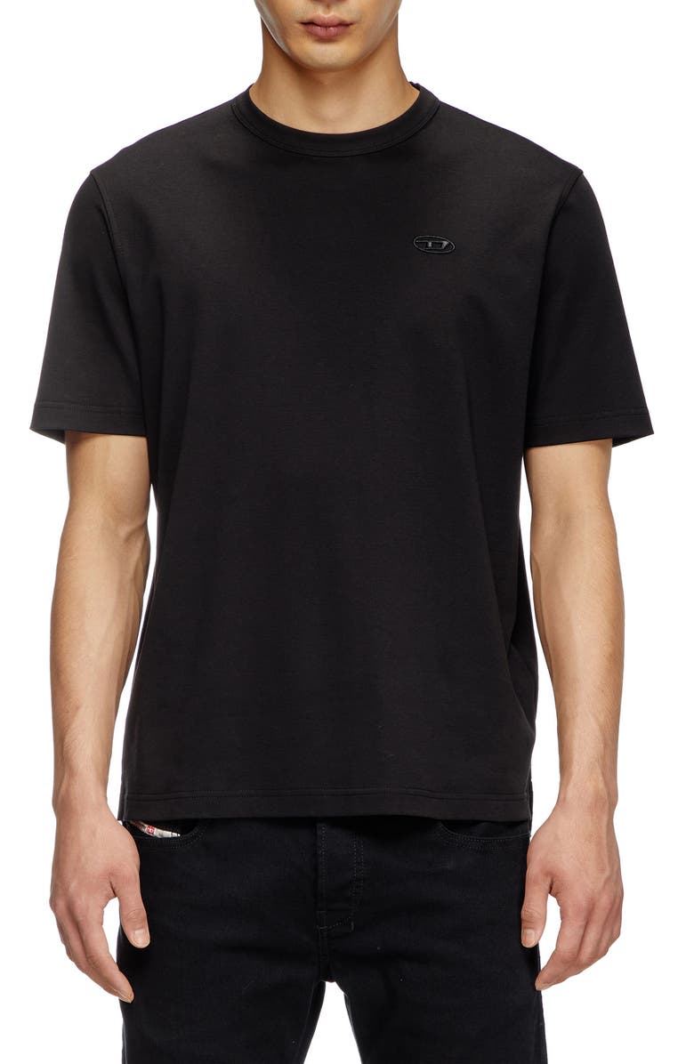 DIESEL<sup>®</sup> Embroidered Logo T-Shirt, Main, color, 