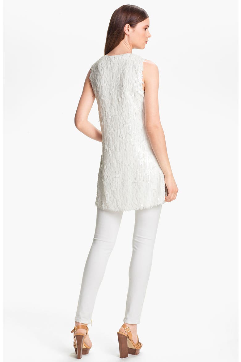 'Martin' Sequin Vest, Alternate, color, IVORY