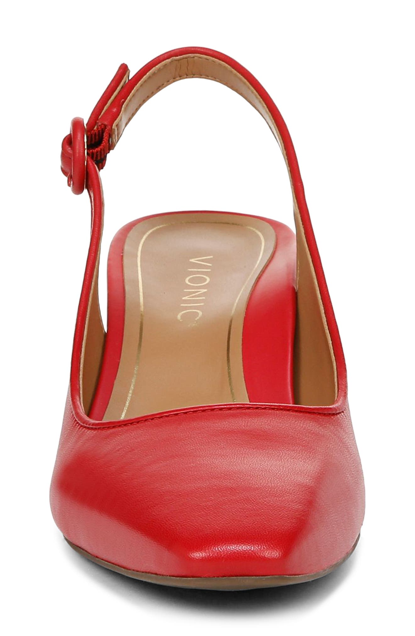 Vionic Perris Slingback Pump, Alternate, color, Red