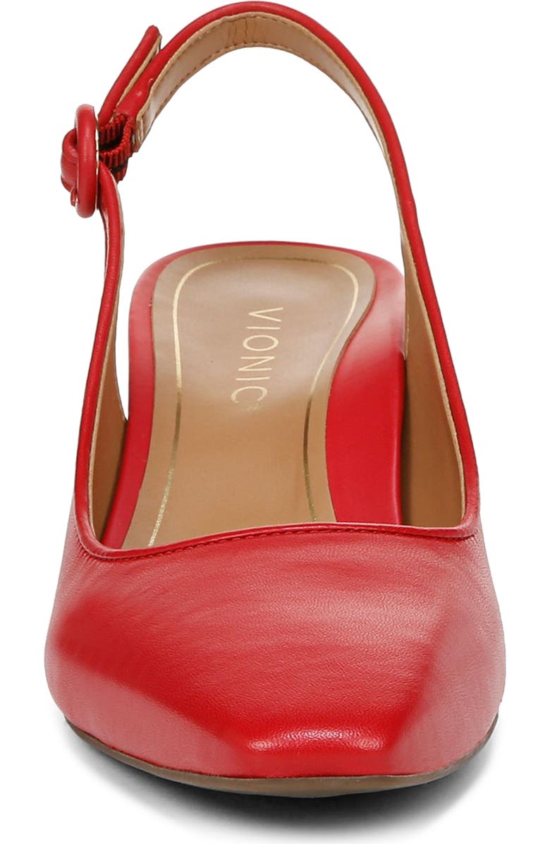 Vionic Perris Slingback Pump, Alternate, color, Red