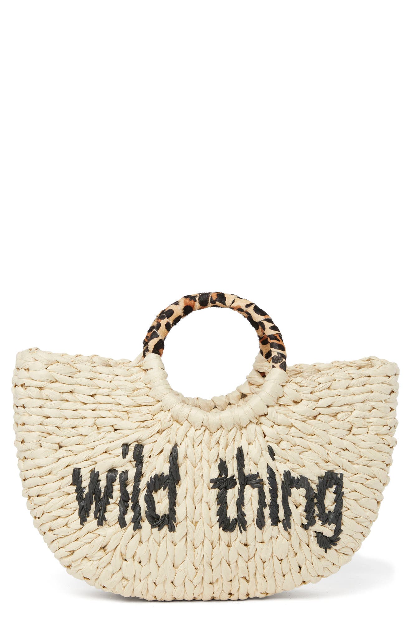 BTB Los Angeles Wild Thing Small Straw Bag (Men) | Nordstromrack