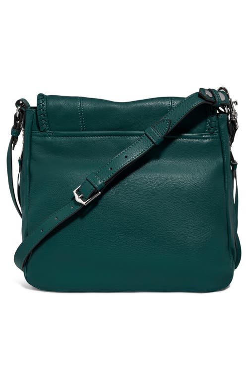 Aimee All For Love Convertible Leather Shoulder Bag In Green