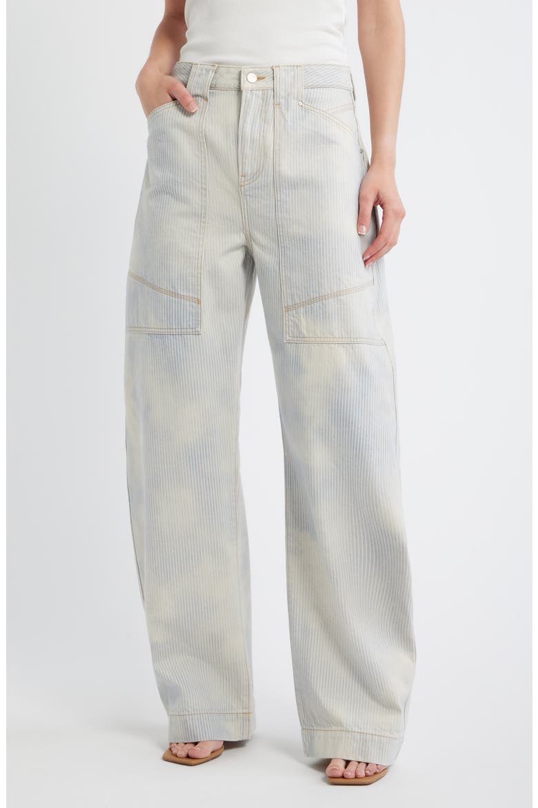 Cargo Balloon Pants, Main, color, CLOUD BLUE