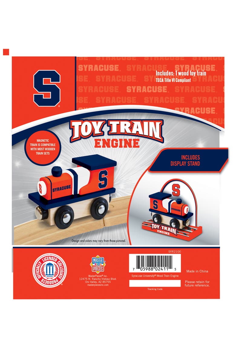 Syracuse Orange Toy Train Engine, Alternate, color, Multicolor