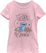 Sesame Street® Girl's Sesame Street My Love Language Is Cookies  Graphic T-Shirt