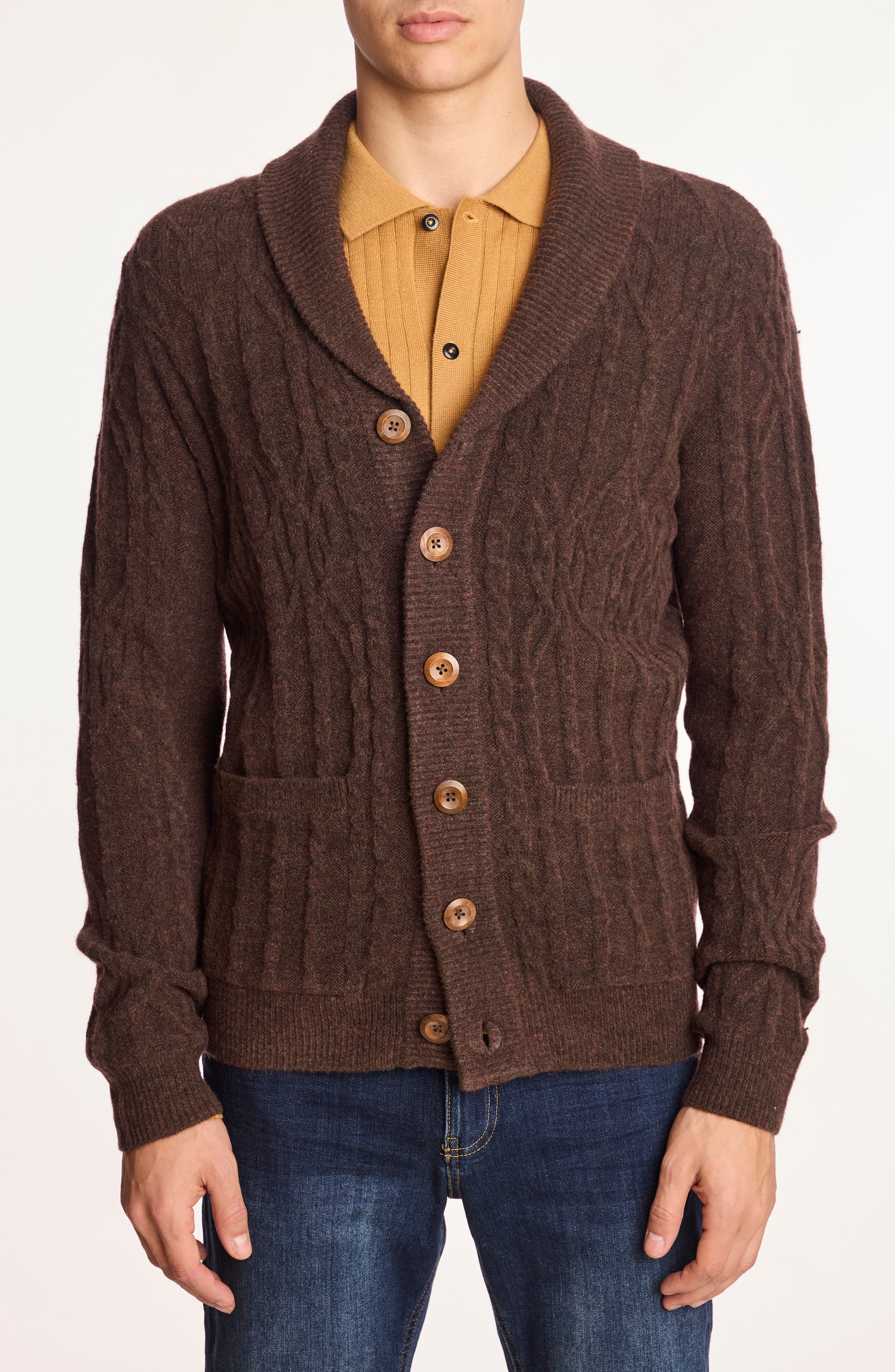 PAISLEY & GRAY Shawl Collar Cardigan