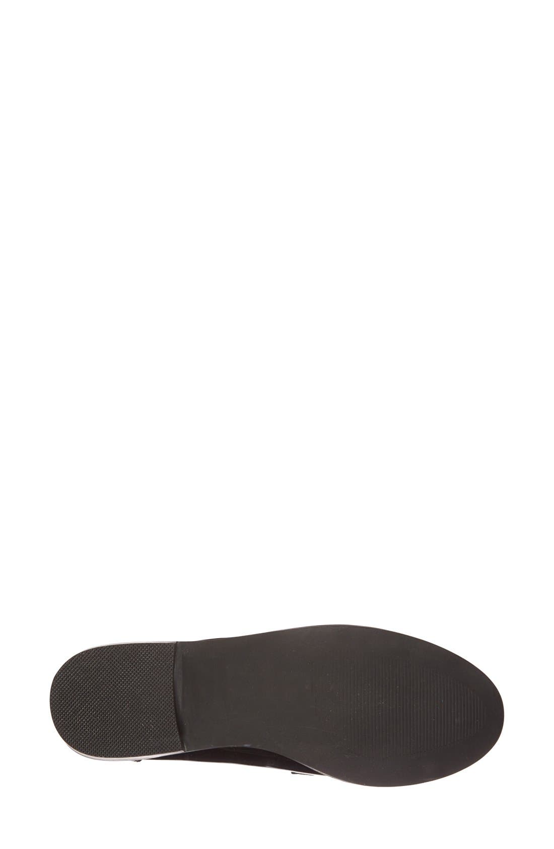 'Meela' Loafer, Alternate, color, BLACK SMOOTH PATENT LEATHER