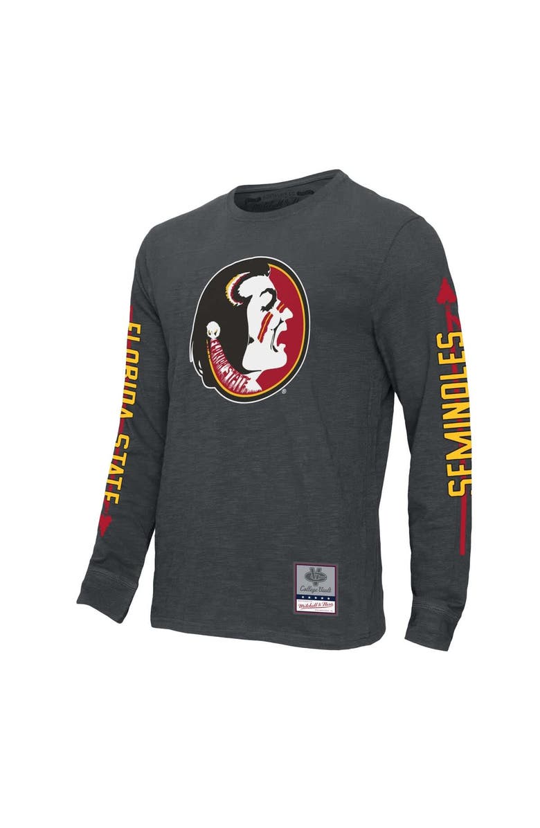 Mitchell & Ness Men's Mitchell & Ness  Charcoal Florida State Seminoles Team Pride Long Sleeve T-Shirt, Alternate, color, 