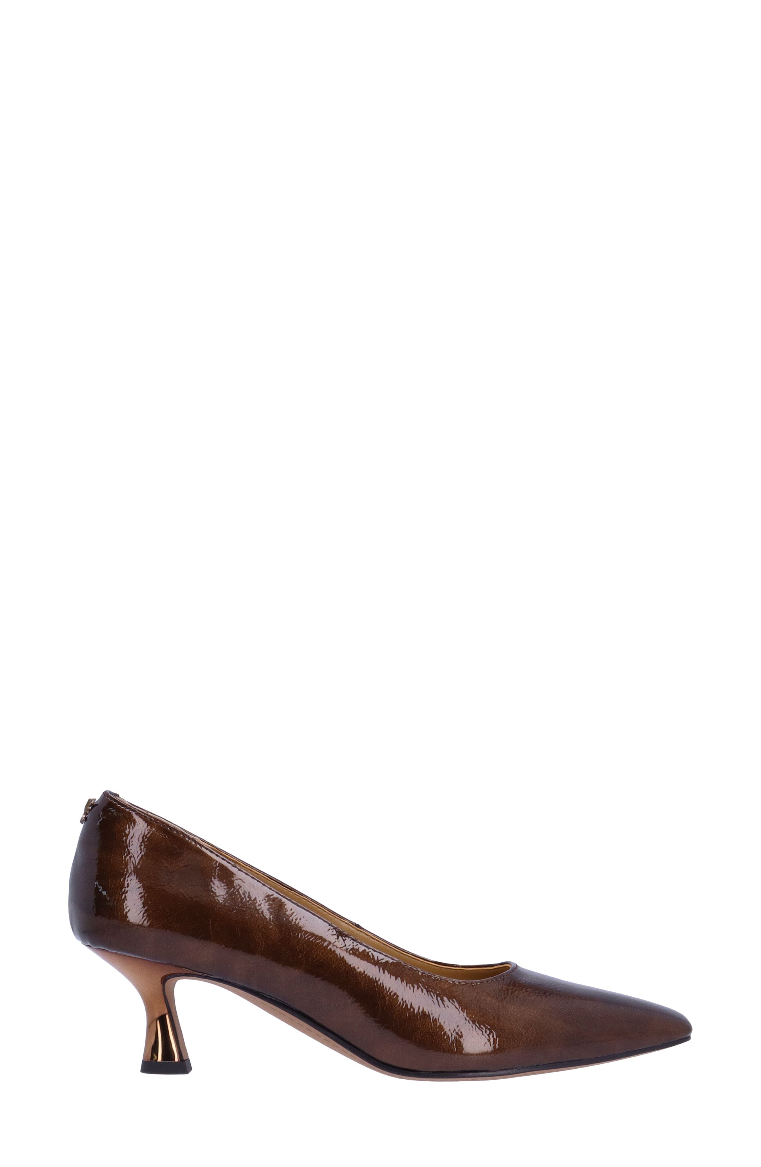 Ellsey Kitten Heel Pump, Alternate, color, BRONZE