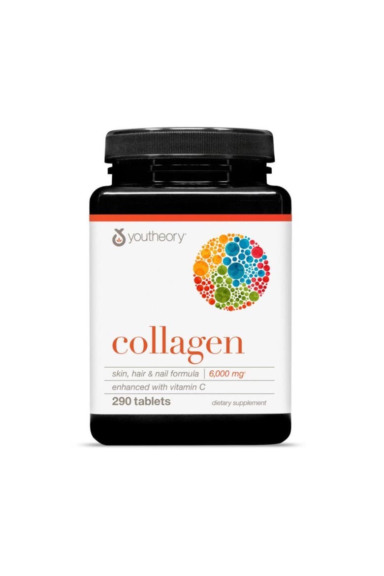 Advanced Collagen 6000 mg with Vitamin C Hair Skin Nails Supplement 290 Tablets, Main, color, None