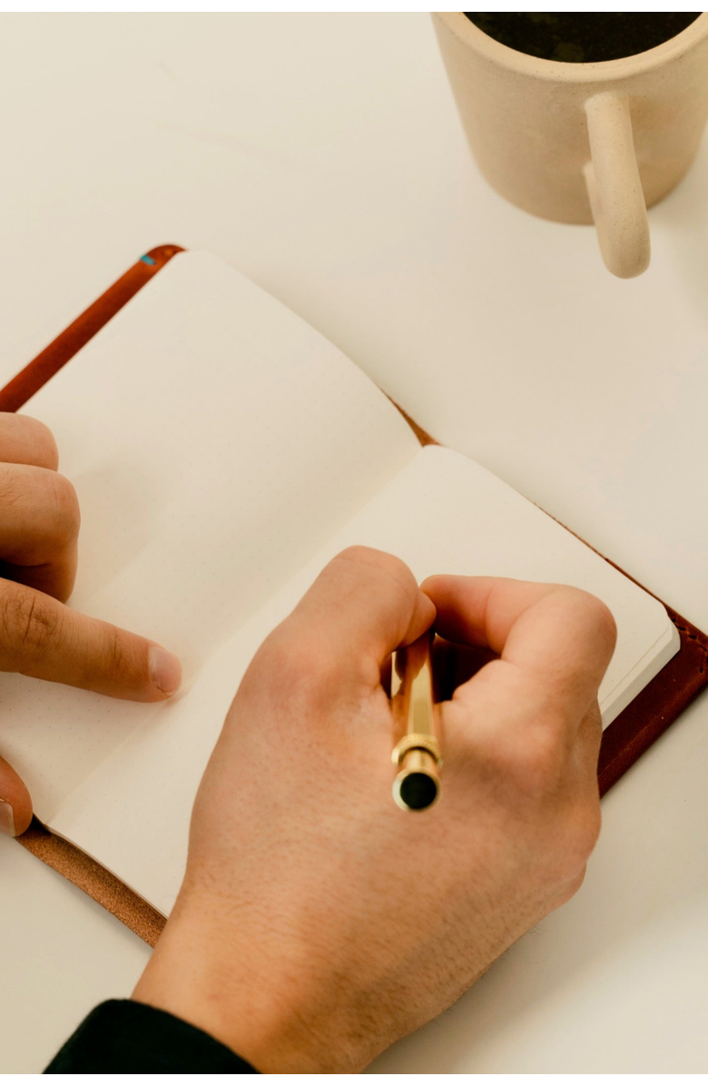 Bluebonnet The Companion Horween Leather Pocket Journal, Alternate, color, English Tan