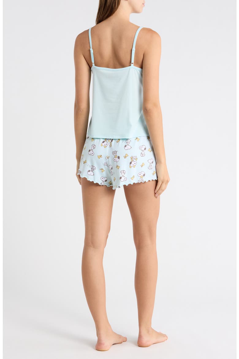 Snoopy & Woodstock Cami Pajamas, Alternate, color, PURPLE