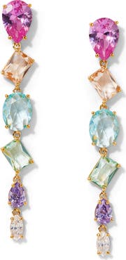 Nadri Palm Springs Cubic Zirconia Drop Earrings
