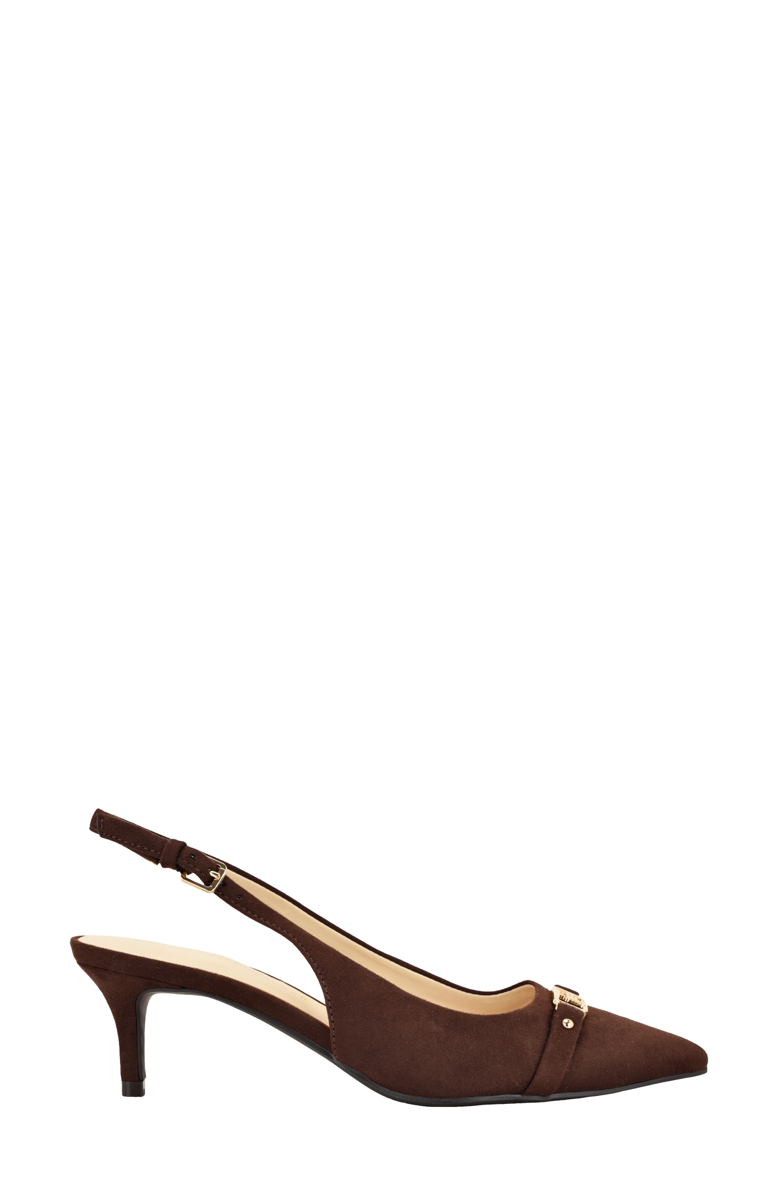 Totale Slingback Pointed Toe Pump, Alternate, color, COCOA BROWN