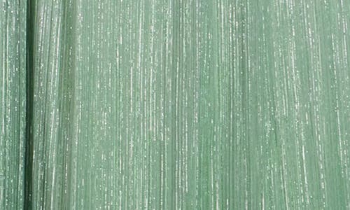 Jewel Badgley Mischka Metalllic Ombré Strapless Gown In Green Silver