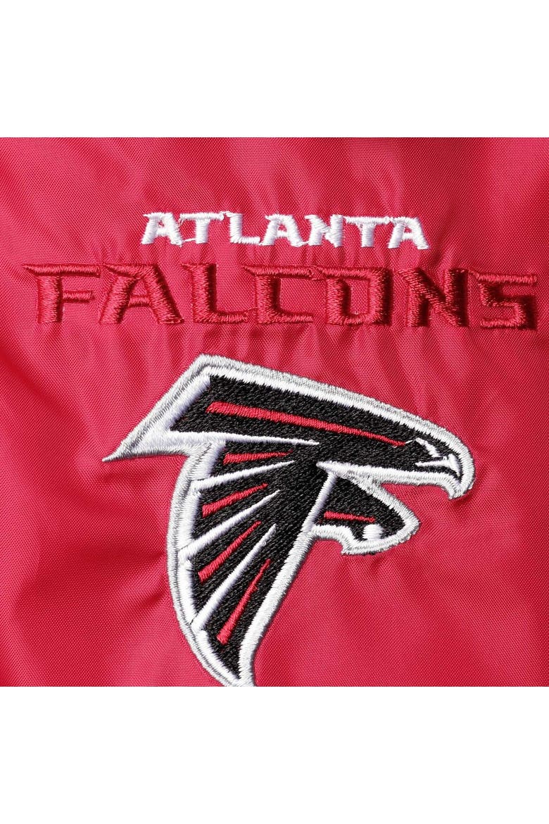 Men's Dunbrooke Red Atlanta Falcons Coaches Classic Raglan Full-Snap Windbreaker Jacket, Alternate, color, Red
