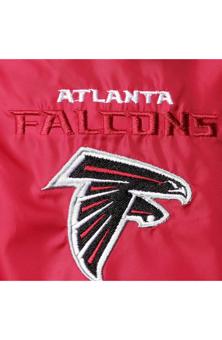DUNBROOKE Men's Dunbrooke Red Atlanta Falcons Coaches Classic Raglan Full-Snap Windbreaker Jacket, Alternate, color, 